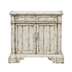 Olivia Aged Cream 2-Door 2-Drawer Cabinet by COAST TO COAST
