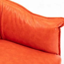 Orange Barrel Chair by KINWELL 18 Orange Barrel Chair by KINWELL -Twin Star Home Sales Store orange kinwell accent chairs mla000707 orange 76 1000