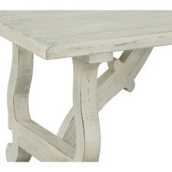 Orchard Park 54 in. White Large Rectangle Wood Coffee Table by COAST TO COAST -Twin Star Home Sales Store orchard white rub coast to coast coffee tables 22521 1f 1000