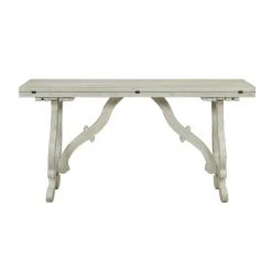 Orchard Park 64 in. White Standard Rectangle Wood Console Table with Lift Top by COAST TO COAST -Twin Star Home Sales Store orchard white rub coast to coast console tables 22523 4f 1000