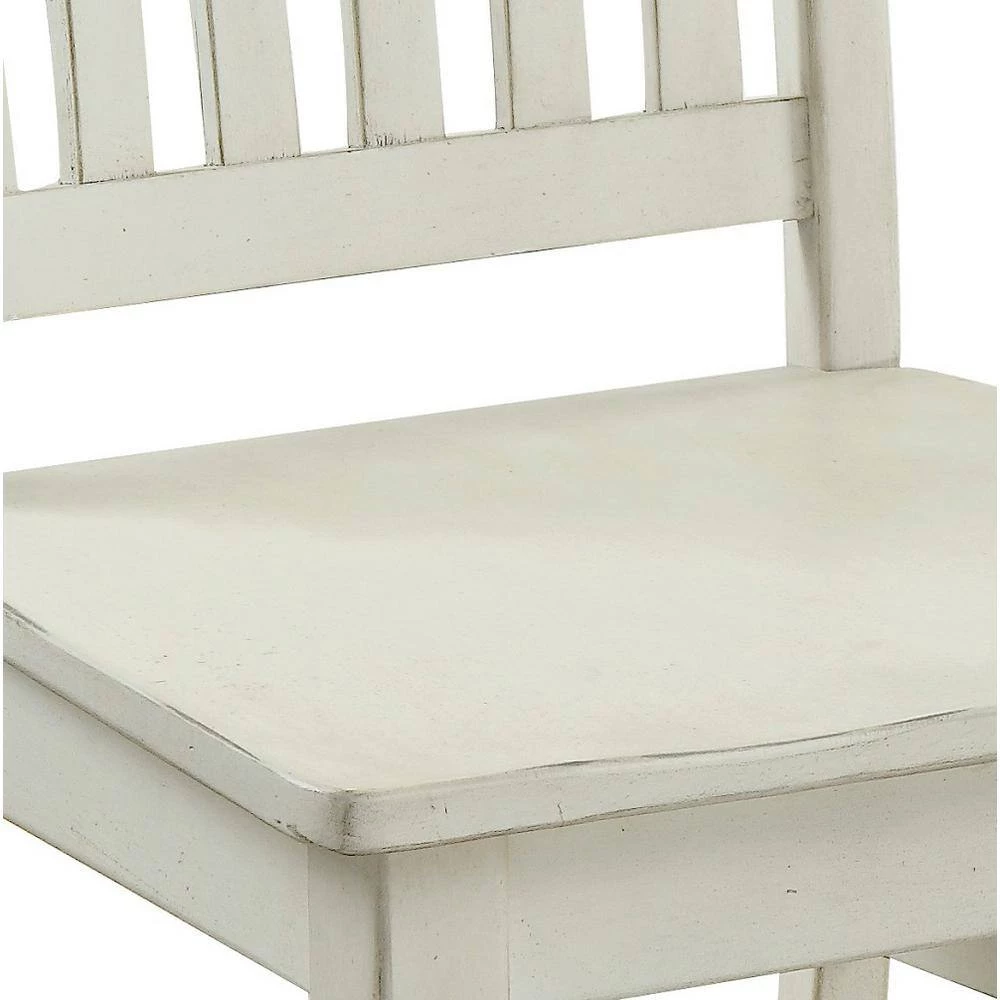 Orchard Park White Rub Dining Chair by COAST TO COAST 4 Orchard Park White Rub Dining Chair by COAST TO COAST - Image 4