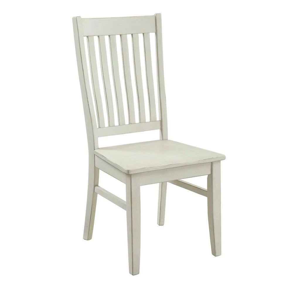 Orchard Park White Rub Dining Chair by COAST TO COAST 2 Orchard Park White Rub Dining Chair by COAST TO COAST - Image 2