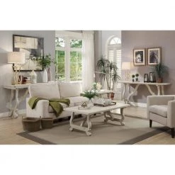 Orchard Park White Rub End Table by COAST TO COAST -Twin Star Home Sales Store orchard white rub coast to coast end side tables 22522 4f 1000