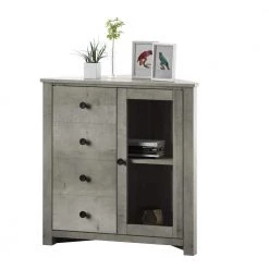 Valley Pine Beige Corner Accent Cabinet with Faux Drawers by Twin Star Home -Twin Star Home Sales Store pine twin star home accent cabinets ac7195 pi23 1d 1000