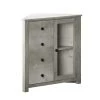 Valley Pine Beige Corner Accent Cabinet with Faux Drawers by Twin Star Home