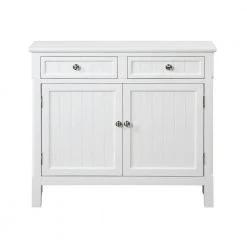Pinehill White 2-Door 2-Drawer Cabinet by COAST TO COAST