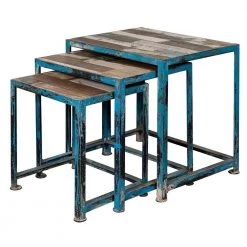 Reclaimed Wood Nesting Tables (Set of 3) by COAST TO COAST
