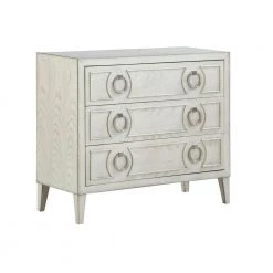 Reeds White 3-Drawer Chest by COAST TO COAST