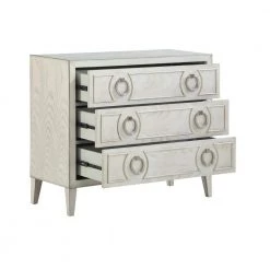 Reeds White 3-Drawer Chest by COAST TO COAST -Twin Star Home Sales Store reeds white coast to coast chest of drawers 30511 77 1000