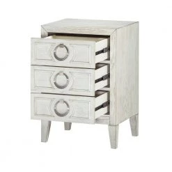 Reeds White 3-Drawer Chairside Chest by COAST TO COAST 10 Reeds White 3-Drawer Chairside Chest by COAST TO COAST -Twin Star Home Sales Store reeds white coast to coast chest of drawers 36650 77 1000