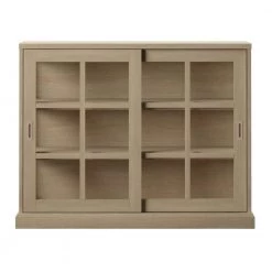 Saratoga Oak Accent Cabinet with Sliding Door by Twin Star Home -Twin Star Home Sales Store saratoga oak twin star home accent cabinets ac58894 po125 1f 1000