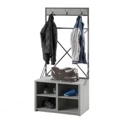 Sargent Oak Hall Trees with 4-Cubbies by Twin Star Home 12 Sargent Oak Hall Trees with 4-Cubbies by Twin Star Home -Twin Star Home Sales Store sargent oak twin star home hall trees sb6859 po101 4f 1000