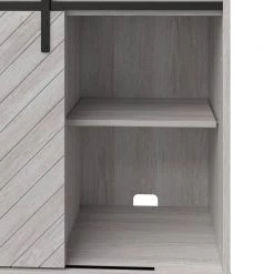 54 in. Sargent Oak TV Stand fits TV's up to 60 in. with Barn Doors by Twin Star Home -Twin Star Home Sales Store sargent oak twin star home tv stands tc5410738 po101 40 1000