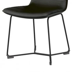 Shadow Black Vegan Faux Leather Side Chairs (Set of 2) by Twin Star Home 17 Shadow Black Vegan Faux Leather Side Chairs (Set of 2) by Twin Star Home -Twin Star Home Sales Store shadow black twin star home dining chairs 2dsc002 d915 1f 1000