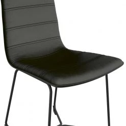 Shadow Black Vegan Faux Leather Side Chairs (Set of 2) by Twin Star Home 14 Shadow Black Vegan Faux Leather Side Chairs (Set of 2) by Twin Star Home -Twin Star Home Sales Store shadow black twin star home dining chairs 2dsc002 d915 66 1000