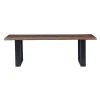 18 in. Sierra II Brown and Black Dining Bench by COAST TO COAST