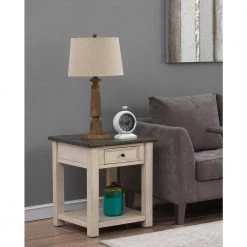 St. Claire Cream 1-Drawer End Table by COAST TO COAST 13 St. Claire Cream 1-Drawer End Table by COAST TO COAST -Twin Star Home Sales Store st claire cream coast to coast end side tables 36535 31 1000