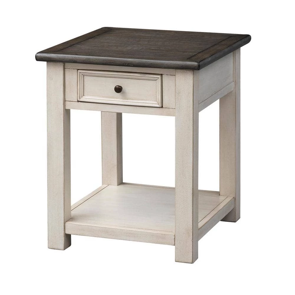 St. Claire Cream 1-Drawer End Table by COAST TO COAST 1 St. Claire Cream 1-Drawer End Table by COAST TO COAST