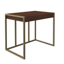 36 in. Rectangle Stanton Birch 1-Drawer Computer Desk with USB Charging Ports by Twin Star Home