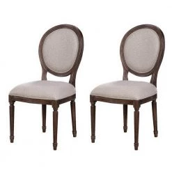 Marquette Tumbler Brown Dining Chairs (Set of 2) by COAST TO COAST