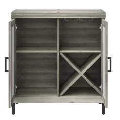 32 in. Valley Pine Bar Cabinet with Mirrored Doors and Stemware Rack by Twin Star Home -Twin Star Home Sales Store valley pine twin star home bar cabinets bc90481 pi23 1d 1000