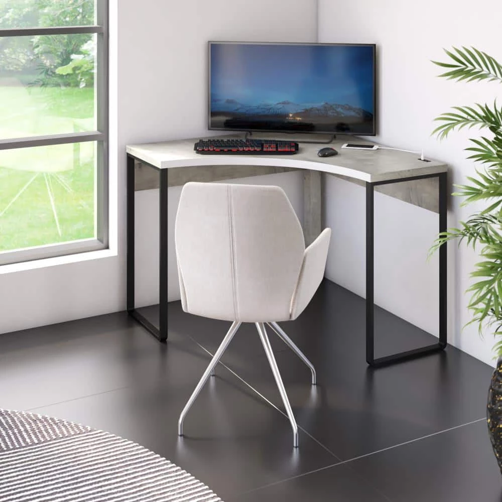 40 in. Corner Valley Pine Wood Writing Desk with two built-in USB Charging Ports by Twin Star Home 12 40 in. Corner Valley Pine Wood Writing Desk with two built-in USB Charging Ports by Twin Star Home - Image 12