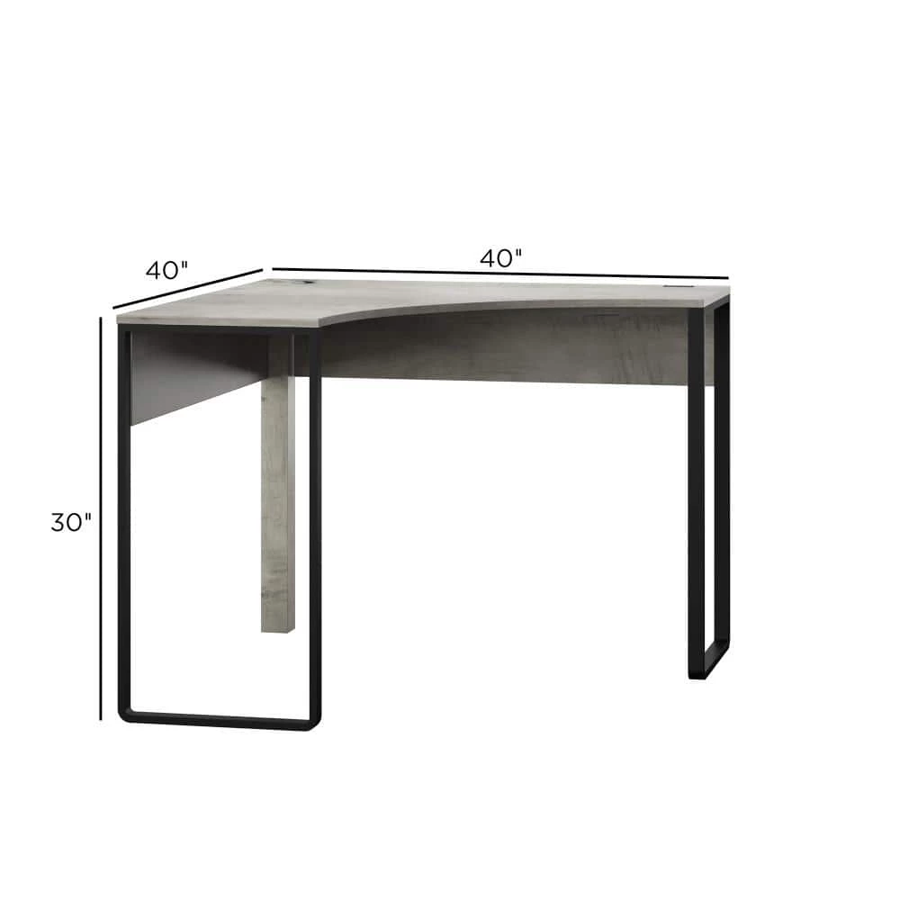 40 in. Corner Valley Pine Wood Writing Desk with two built-in USB Charging Ports by Twin Star Home 7 40 in. Corner Valley Pine Wood Writing Desk with two built-in USB Charging Ports by Twin Star Home - Image 7