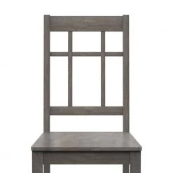 Weathered Gray Side Chairs (Set of 2) by Twin Star Home -Twin Star Home Sales Store weathered gray twin star home dining chairs 2dsc718 b523 4f 1000