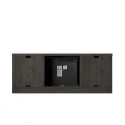60 in. Weathered Gray TV Stand Fits TV's up to 65 in. with Planked Doors and Nail Head Details by Twin Star Home -Twin Star Home Sales Store weathered gray twin star home tv stands tc60 6714 pg77 76 1000