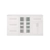 Home Bar 21 in. White Cabinet Set (4-Piece) by NewAge Products