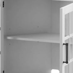 White Accent Cabinet with Glass Doors by Twin Star Home 12 White Accent Cabinet with Glass Doors by Twin Star Home -Twin Star Home Sales Store white twin star home accent cabinets ac90494 tpt01 4f 1000