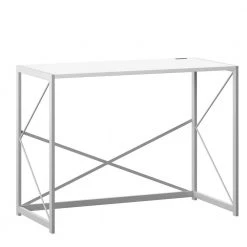 40 in. Rectangular White Metal Desk with Power by Twin Star Home -Twin Star Home Sales Store white twin star home computer desks odp90522 pt01 c3 1000