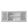 60 in. White TV Stand with 2 Shelves fits TV's up to 65 in. with Adjustable Shelf by Twin Star Home