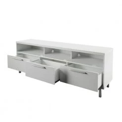 68 in. White TV Stand With 3 Drawers Fits TV's up to 80 in. by Twin Star Home -Twin Star Home Sales Store white twin star home tv stands tc68 6997 pt85 fa 1000